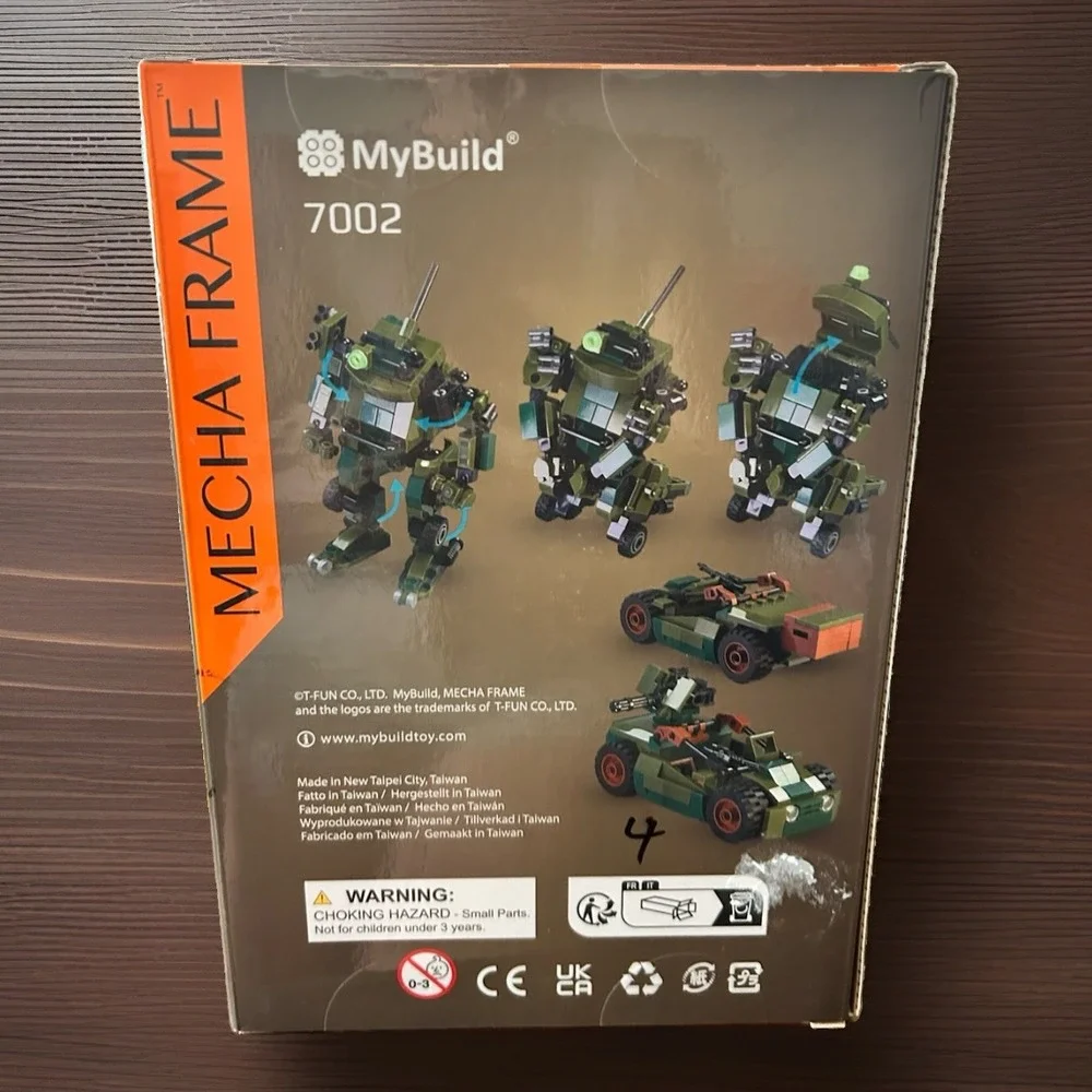 MyBuild Mecha Frame Armed Forces 7002 Ajax And Utility Vehicle Set 14+ New